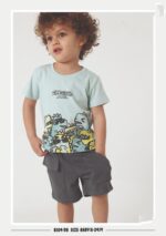 طقم أولادي صيفي بطبعة مرحة