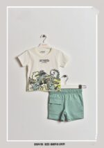 طقم أولادي صيفي بطبعة مرحة