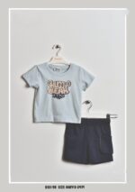 طقم أولادي صيفي بطبعة مرحة