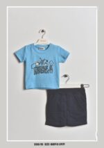 طقم أولادي صيفي بطبعة مرحة