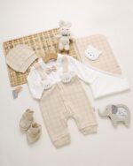 طقم 4 قطع قطن شكل فيونكه اولادى