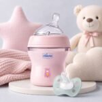 عرض ببرونة Chicco NaturalFeeling 150 مل روز + سكاتة سيليكون